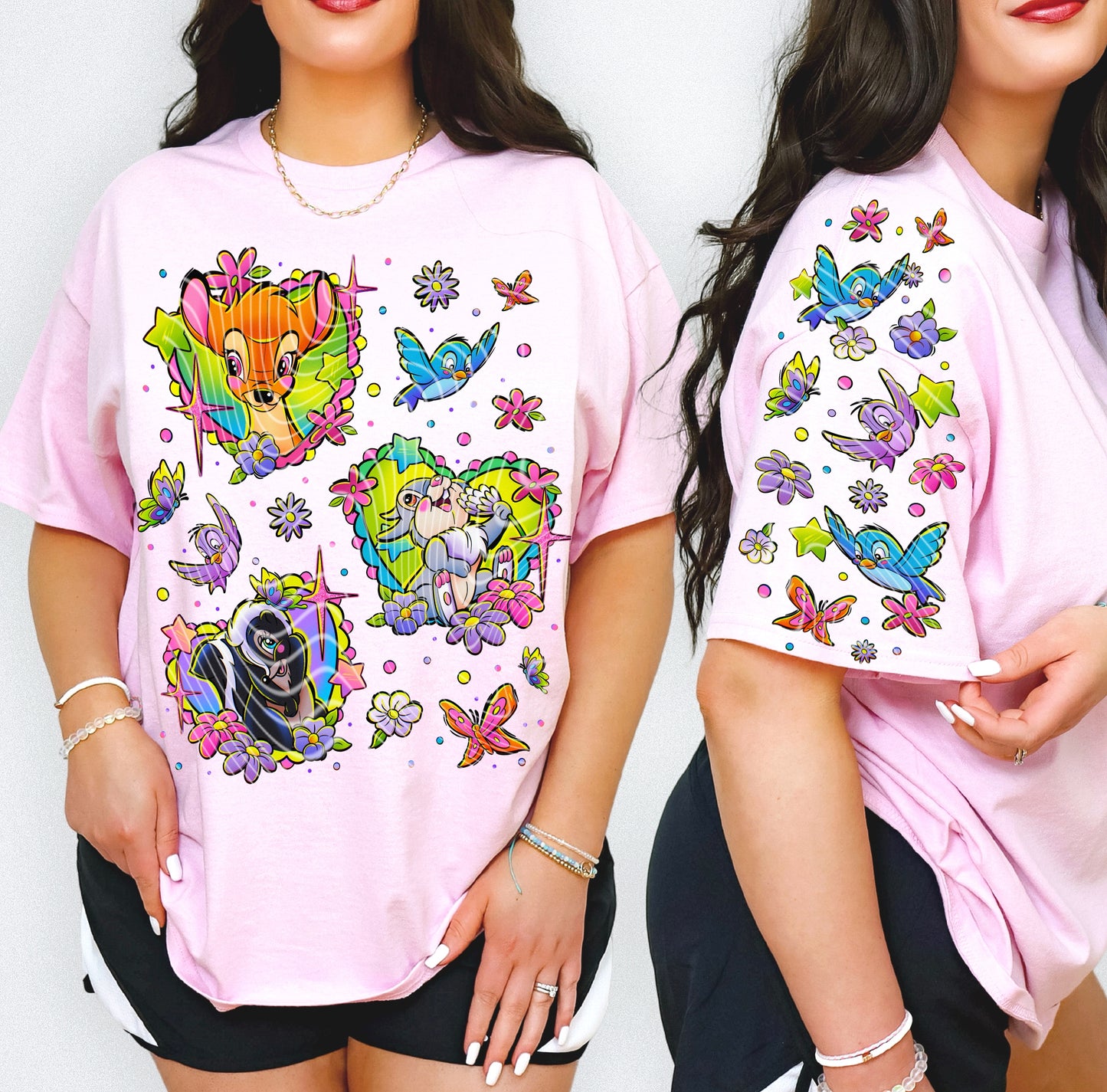 Spring Bambi T-shirt DTF Transfer (Sleeve must be purchased separately)