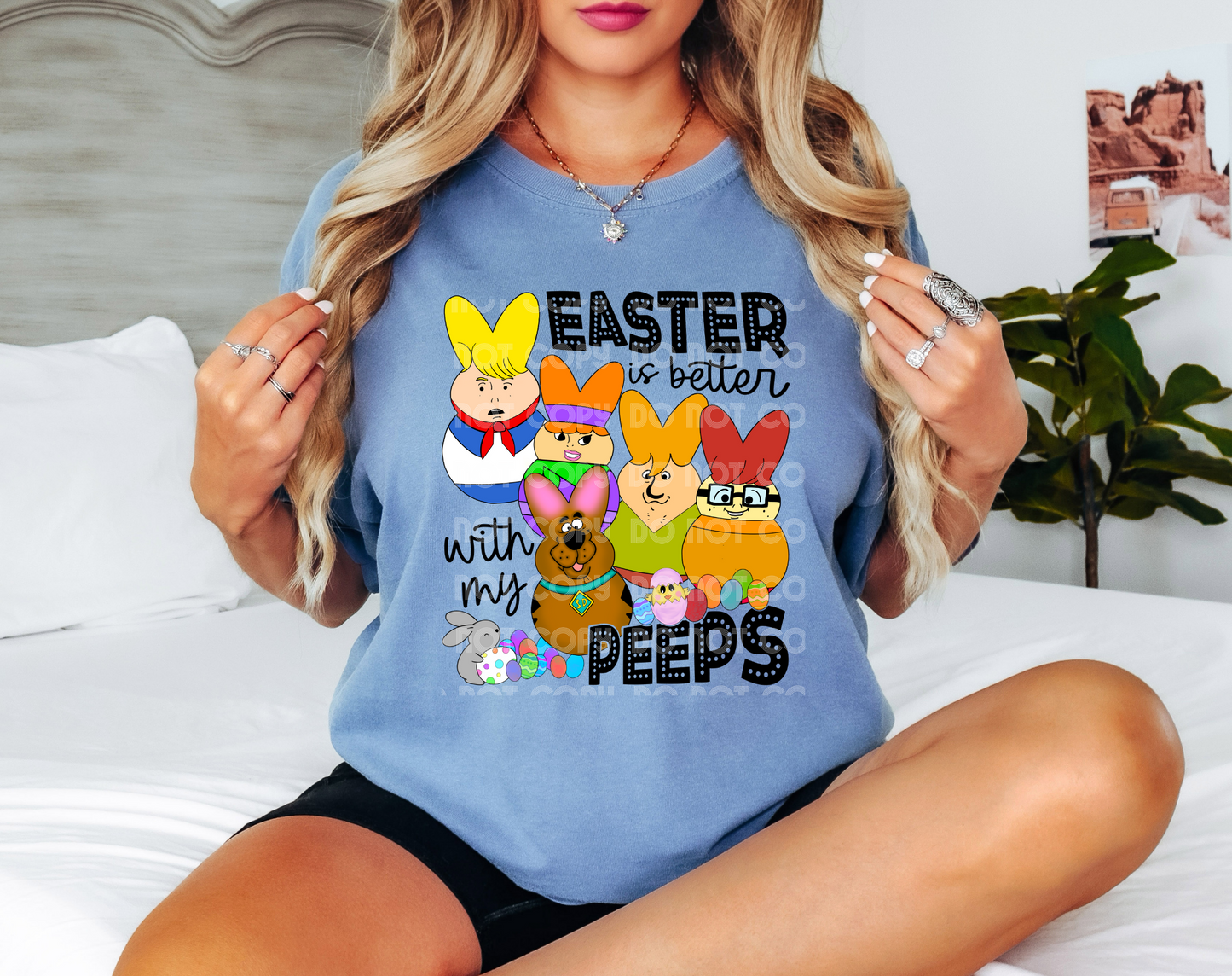 Easter Is Better With My Peeps Scooby Doo DTF Transfer