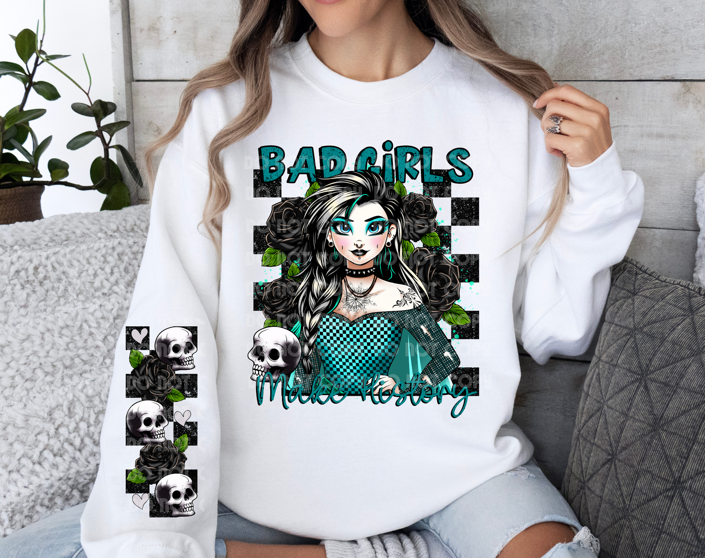 Bad Girls Make History Elsa DTF Transfer (Sleeve must be purchased separately)