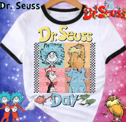 Dr. Seuss Day DTF Transfer