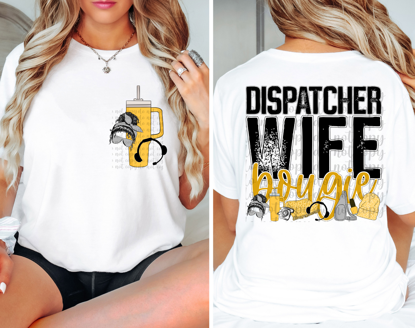 Dispatcher Wife DTF Transfer