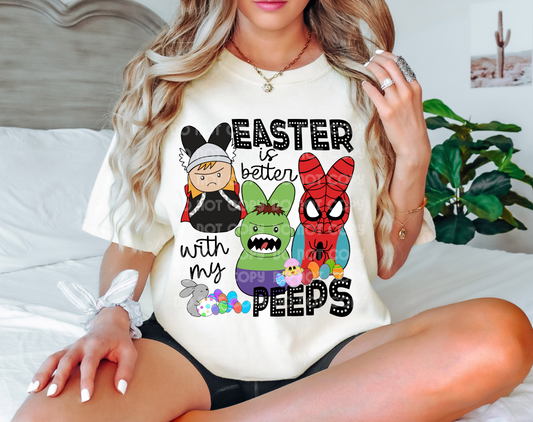 Easter Is Better With My Peeps Avengers DTF Transfer