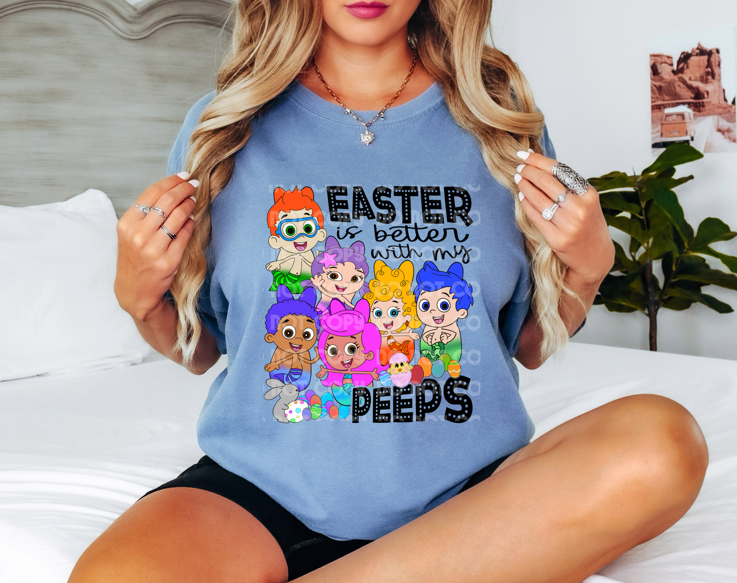 Easter Is Better With My Peeps Bubble Guppies DTF Transfer