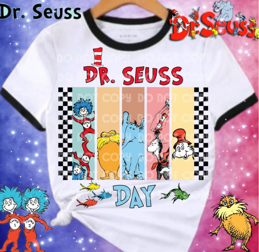 Dr. Seuss Day DTF Transfer