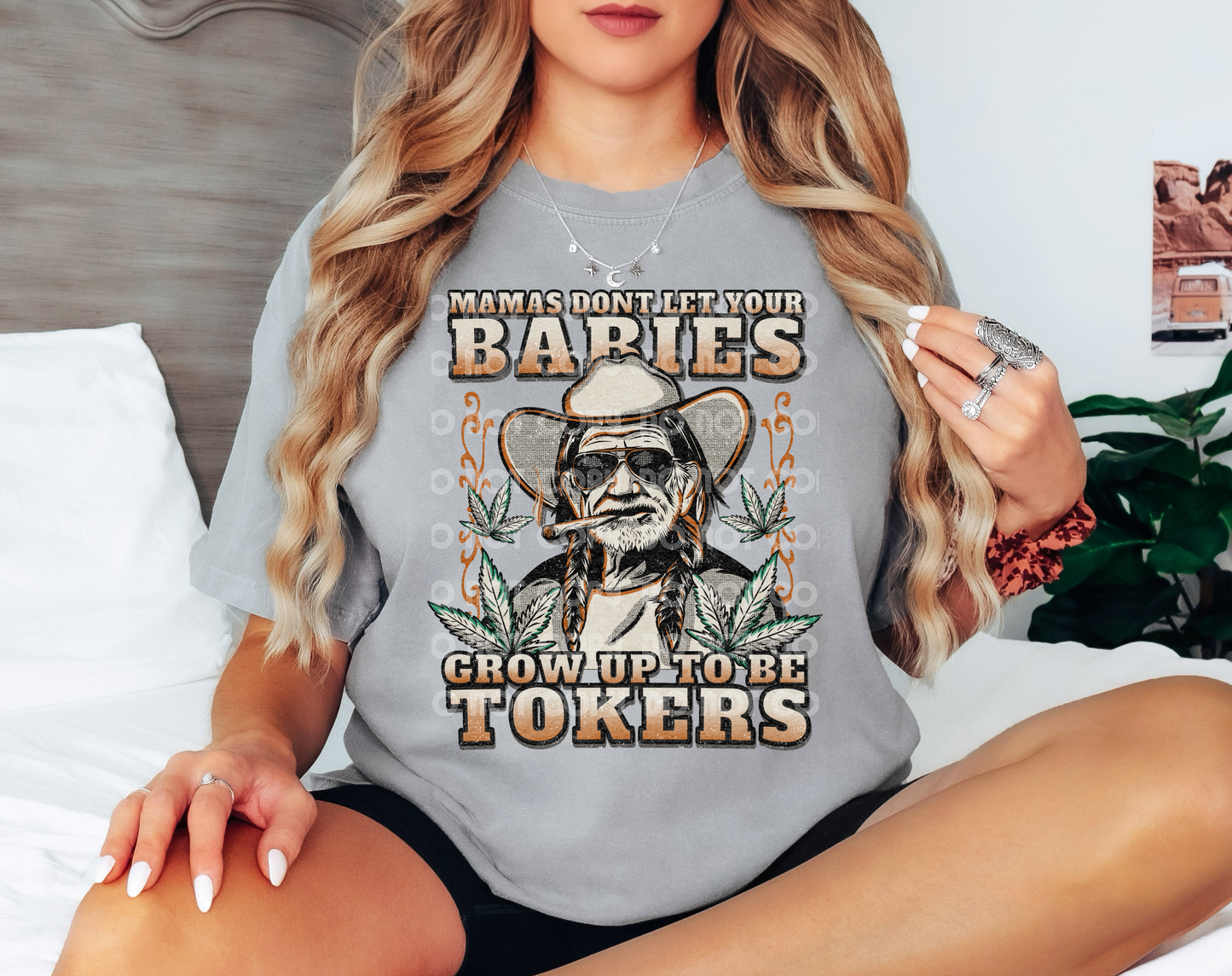 Mamas Don't Let Your Babies Grow Up To Be Tokers DTF Transfer