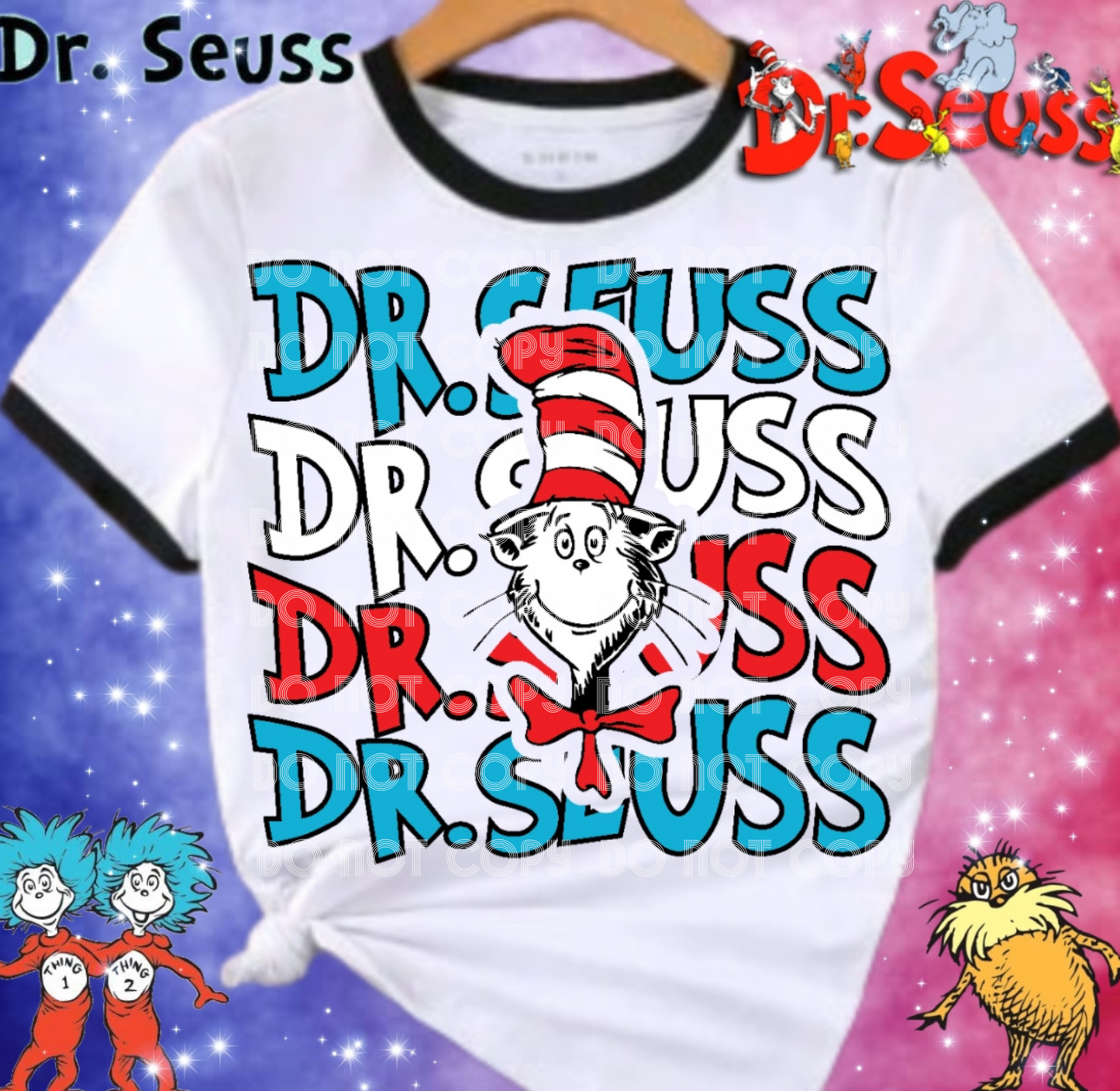 Dr. Seuss DTF Transfer