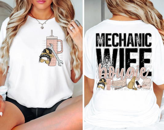 Mechanic Wife DTF Transfer