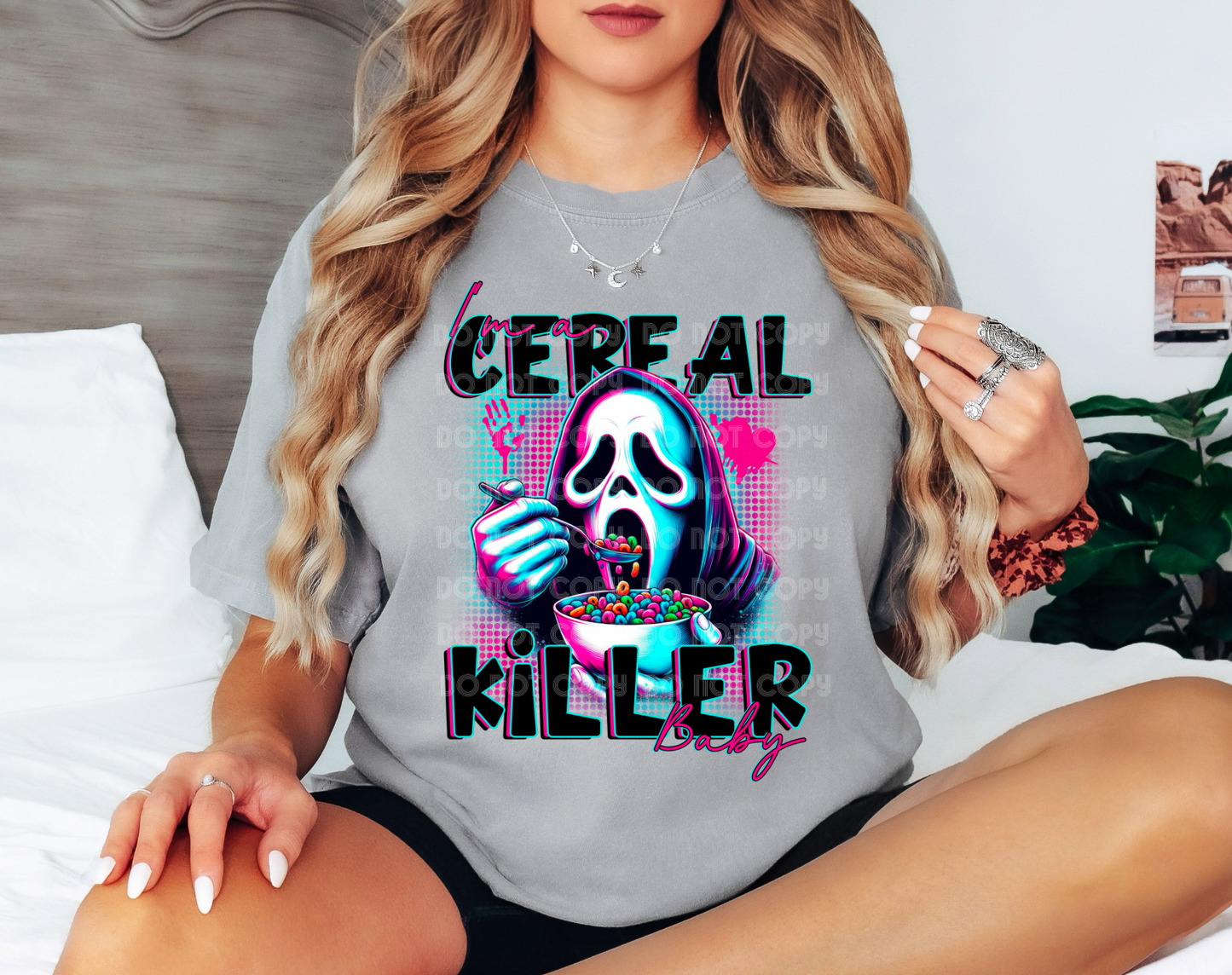 I'm A Cereal Killer Baby DTF Transfer