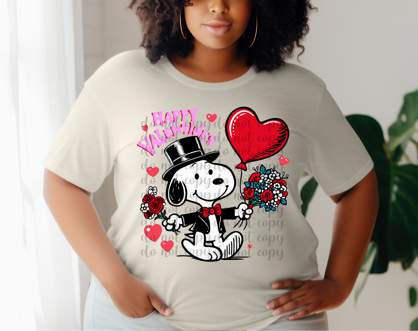 Snoopy Valentines DTF Transfer