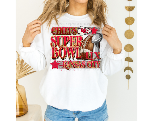 Super Bowl Party T-shirt DTF Transfer (Sleeve must be purchased separately)