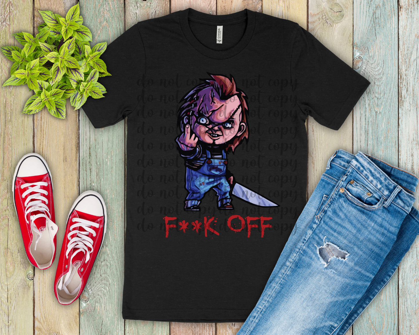 Chucky F**K Off DTF Transfer