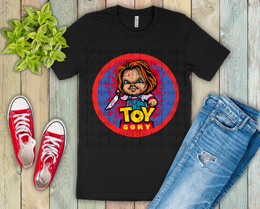 Chucky Toy Gory DTF Transfer