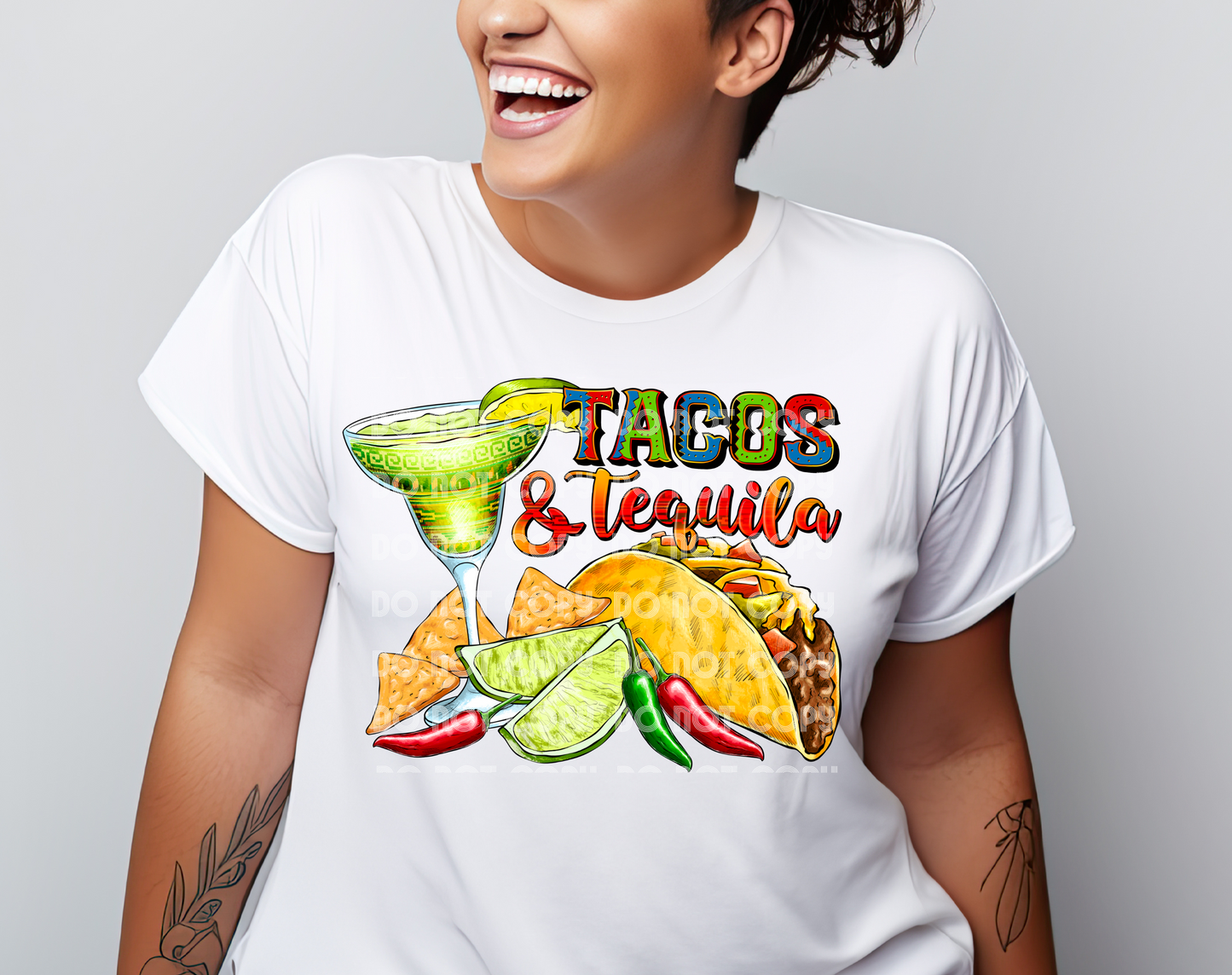 Tacos & Tequila DTF Transfer