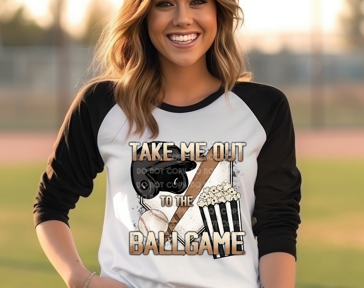 Take Me Out To The Ballgame DTF Transfer