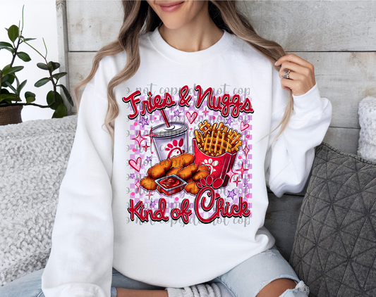 Fries & Nuggs Kind Of Chick DTF Transfer