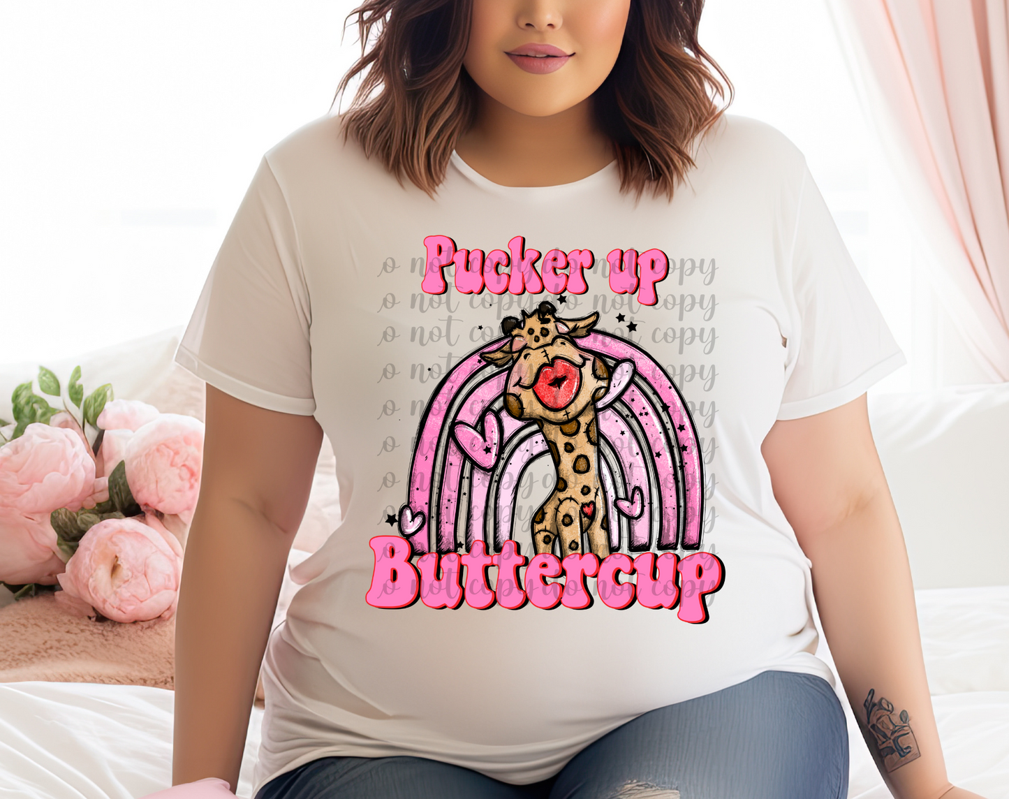 Pucker Up Butter Cup DTF Transfer