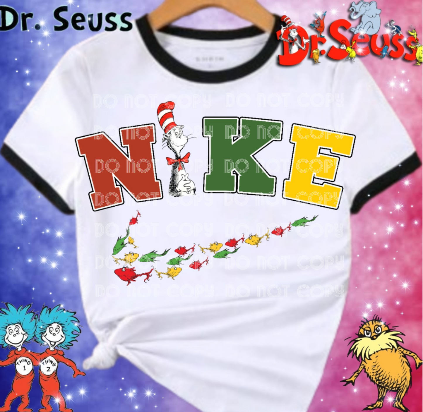 Nike Dr. Seuss DTF Transfer