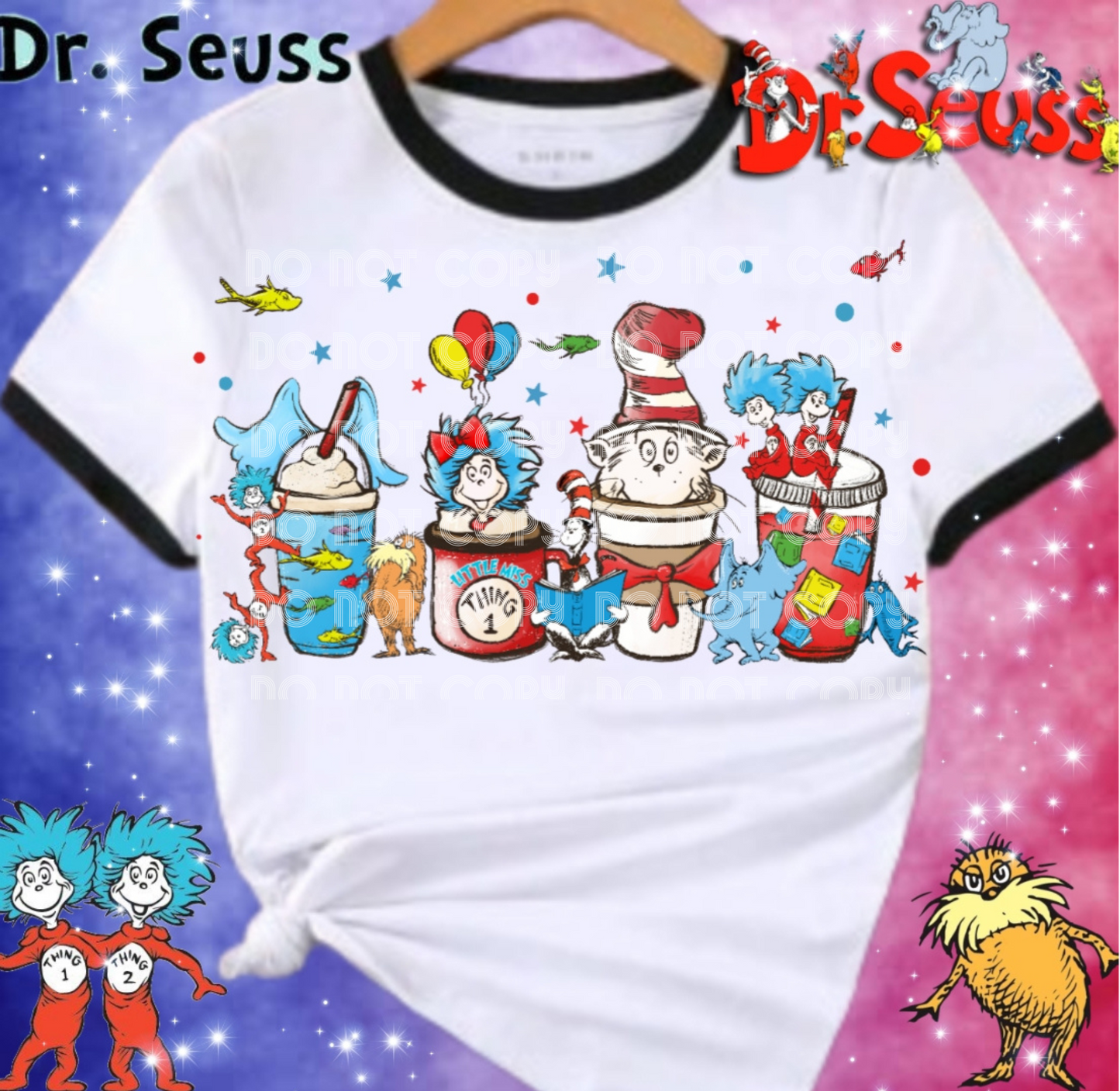 Dr. Seuss DTF Transfer