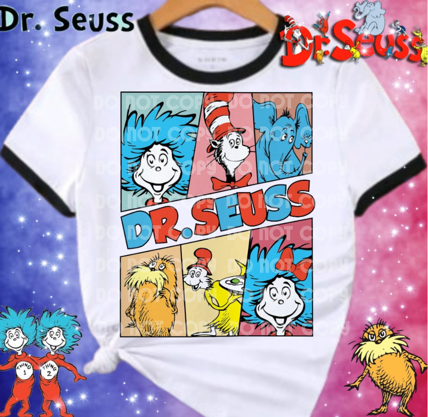 Dr. Seuss DTF Transfer