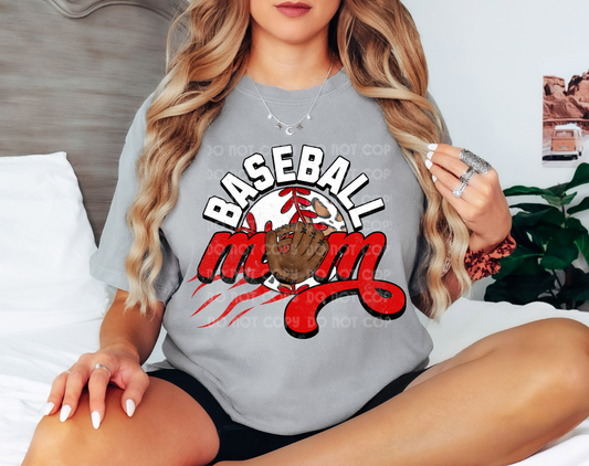 Baseball Mom DTF Transfer