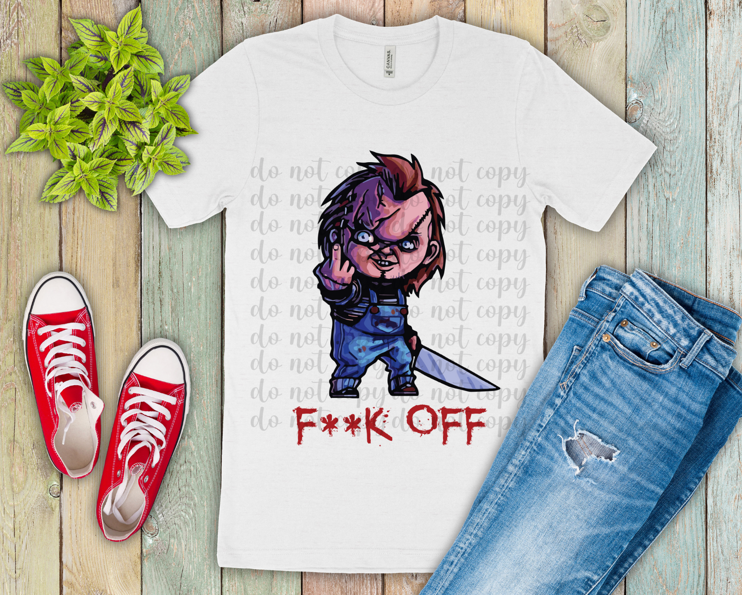 Chucky F**K Off DTF Transfer