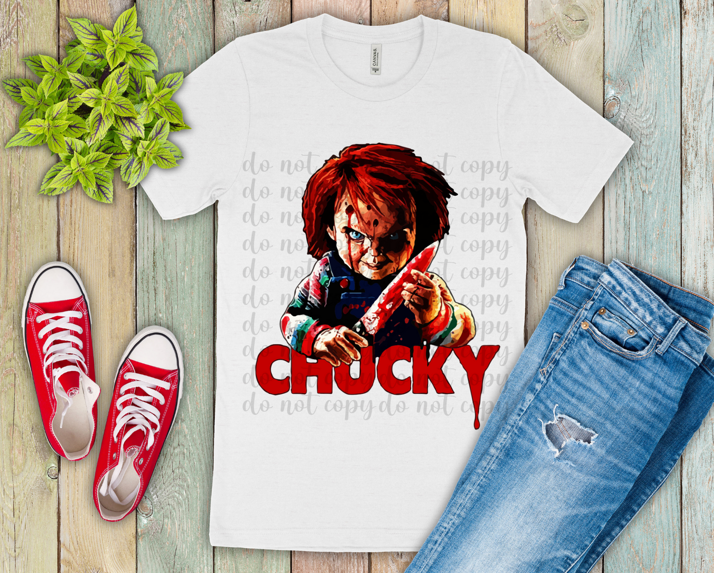 Chucky With Knife DTF Transfer