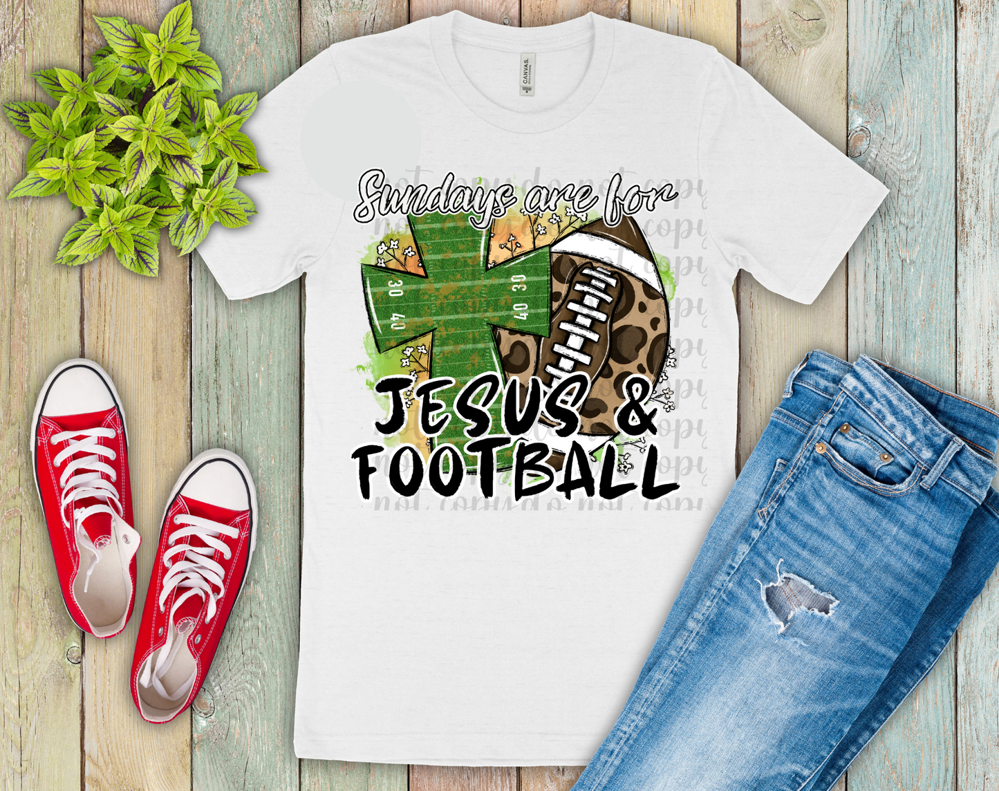 Sundays Are For Jesus & Football DTF Transfer