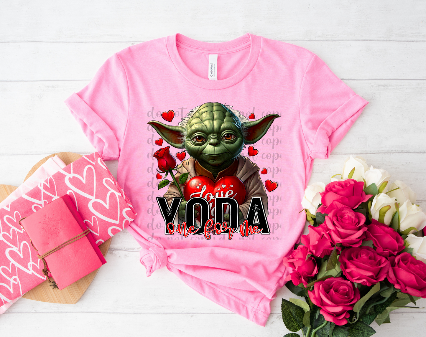 Yoda One For Me DTF Transfer