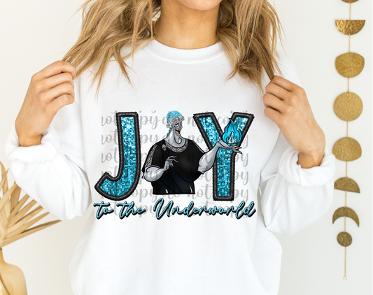 Joy To The Underworld DTF Transfer