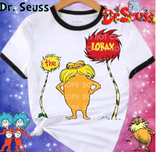 The Lorax DTF Transfer