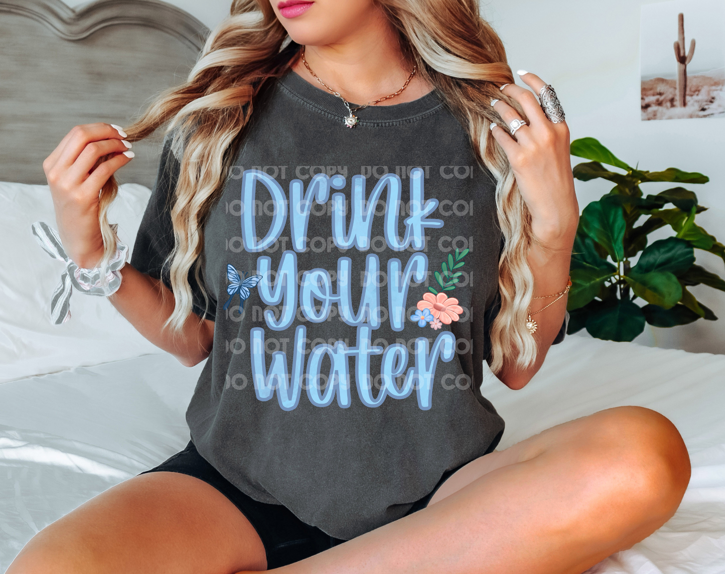 Drink Your Water DTF Transfer