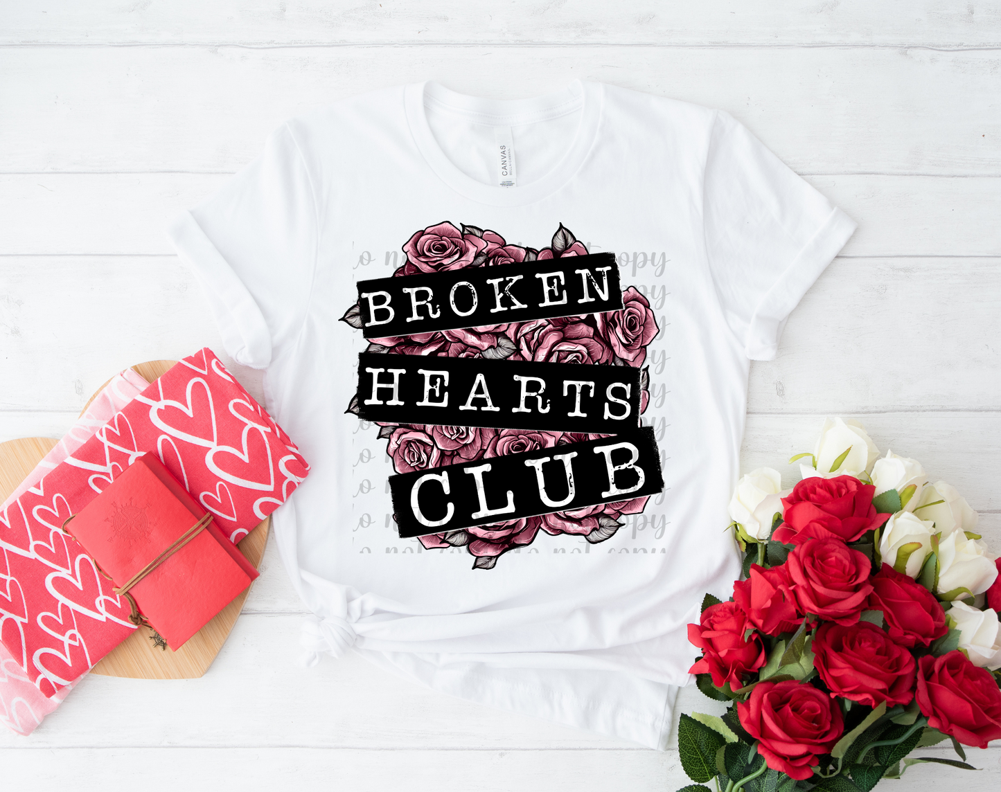 Broken Hearts Club DTF Transfer