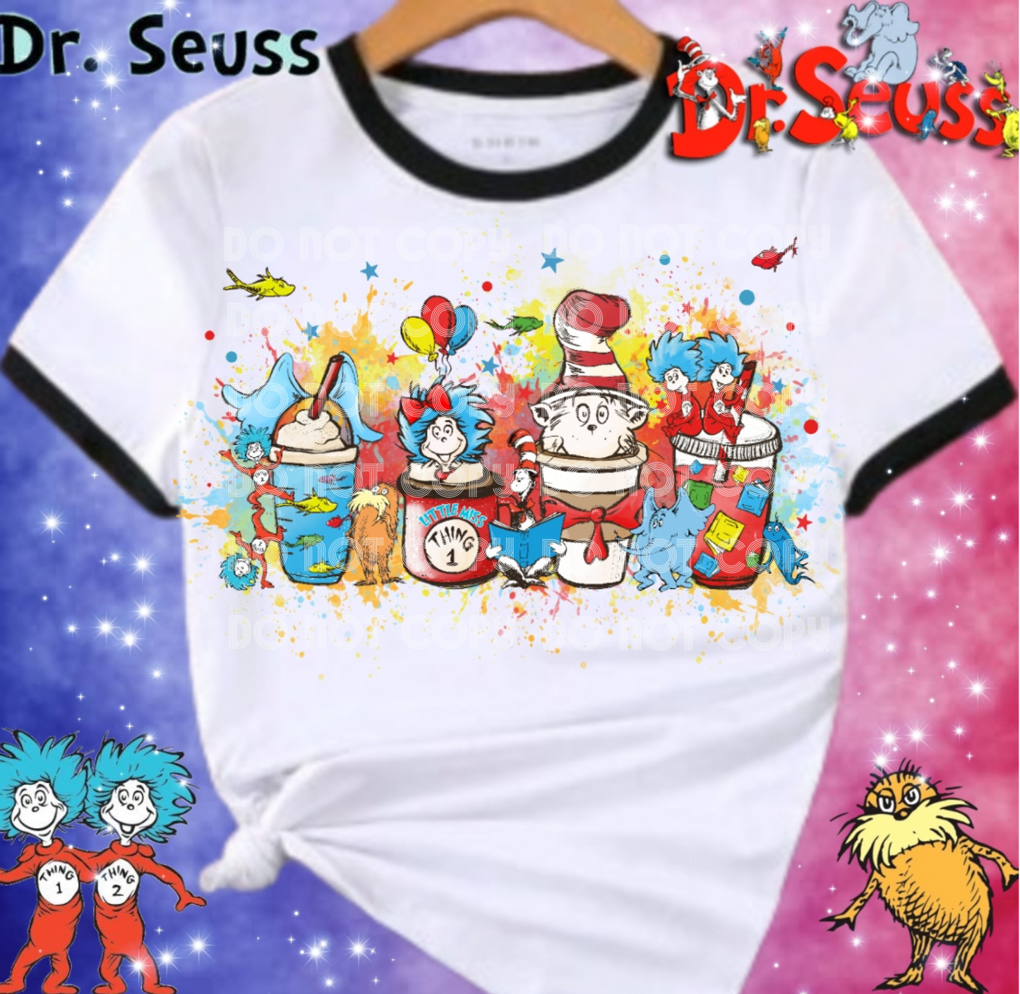 Dr. Seuss DTF Transfer