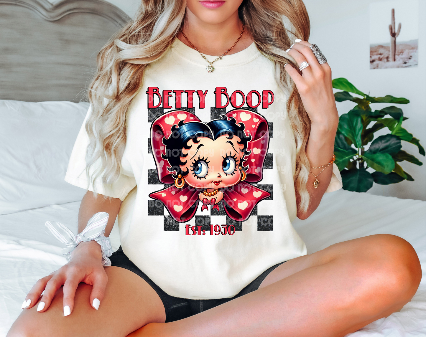 Betty Boop DTF Transfer