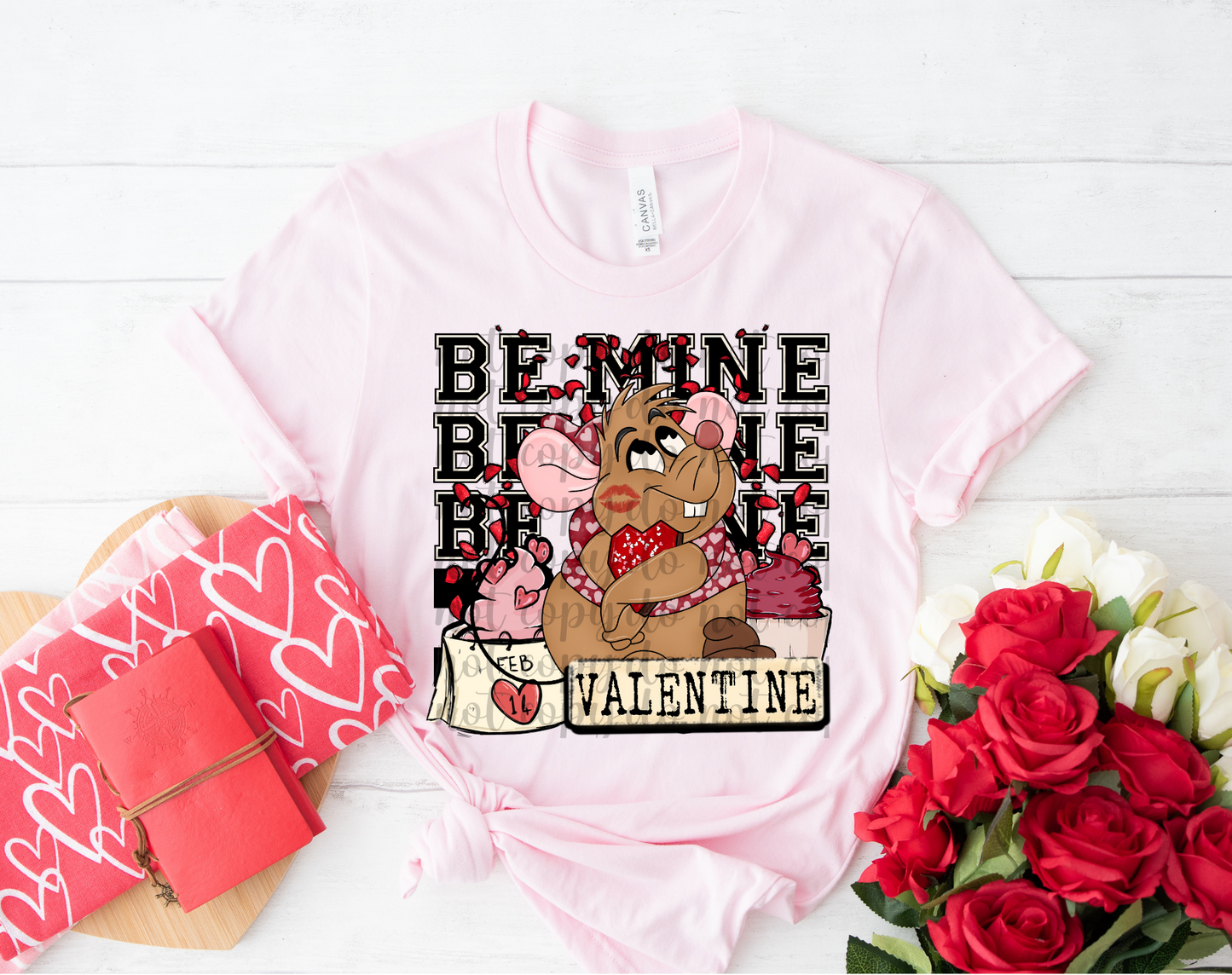 Be Mine Valentine DTF Transfer (Sleeve must be purchased separately)