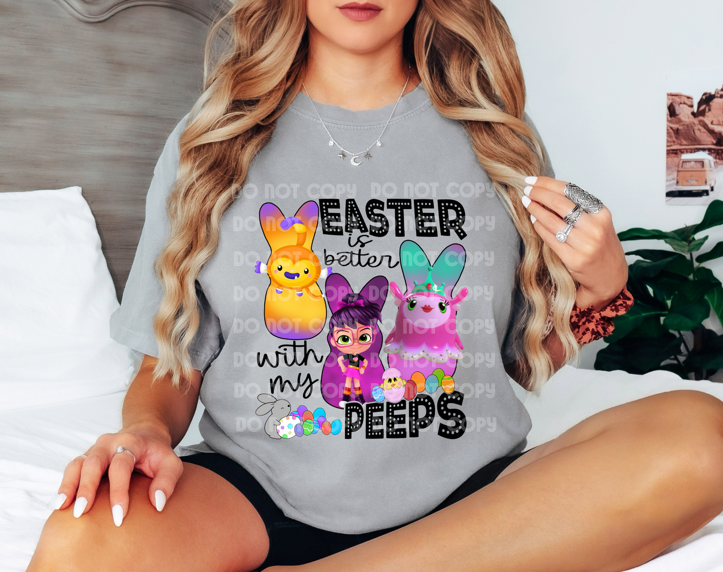 Easter Is Better With My Peeps Abby Hatcher DTF Transfer