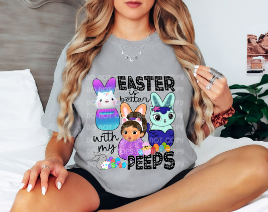 Easter Is Better With My Peeps Gabby Dollhouse DTF Transfer