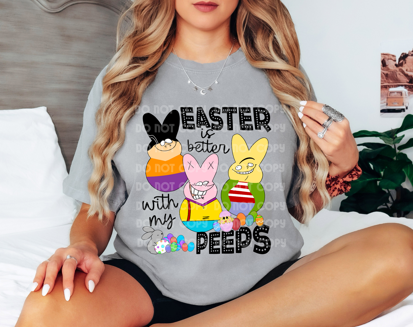 Easter Is Better With My Peeps Disney Eden and Eddy DTF Transfer