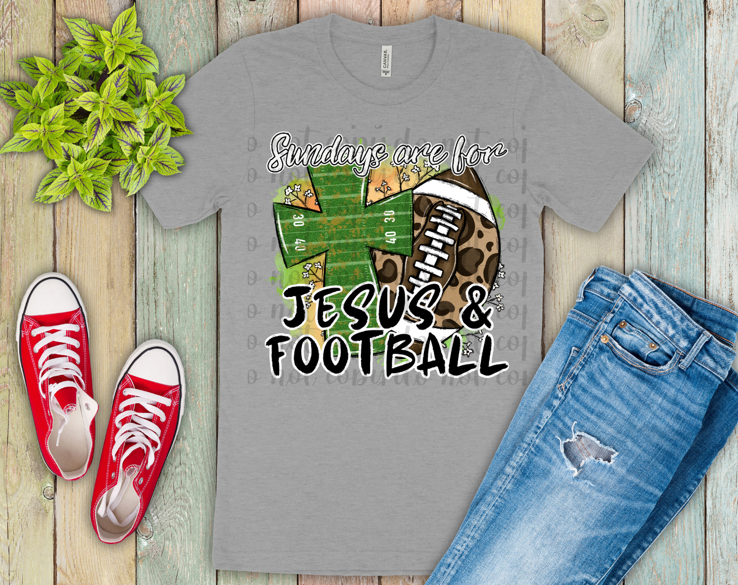 Sundays Are For Jesus & Football DTF Transfer