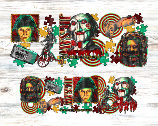 Jigsaw 40 OZ UV Dtf Wrap
