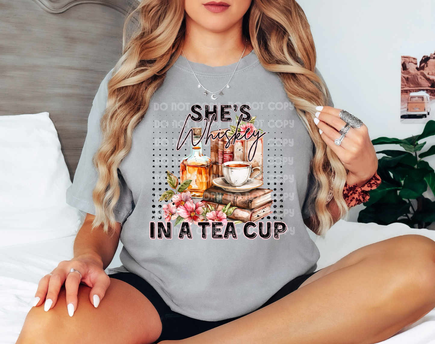 She's Whiskey In A Tea Cup DTF Transfer