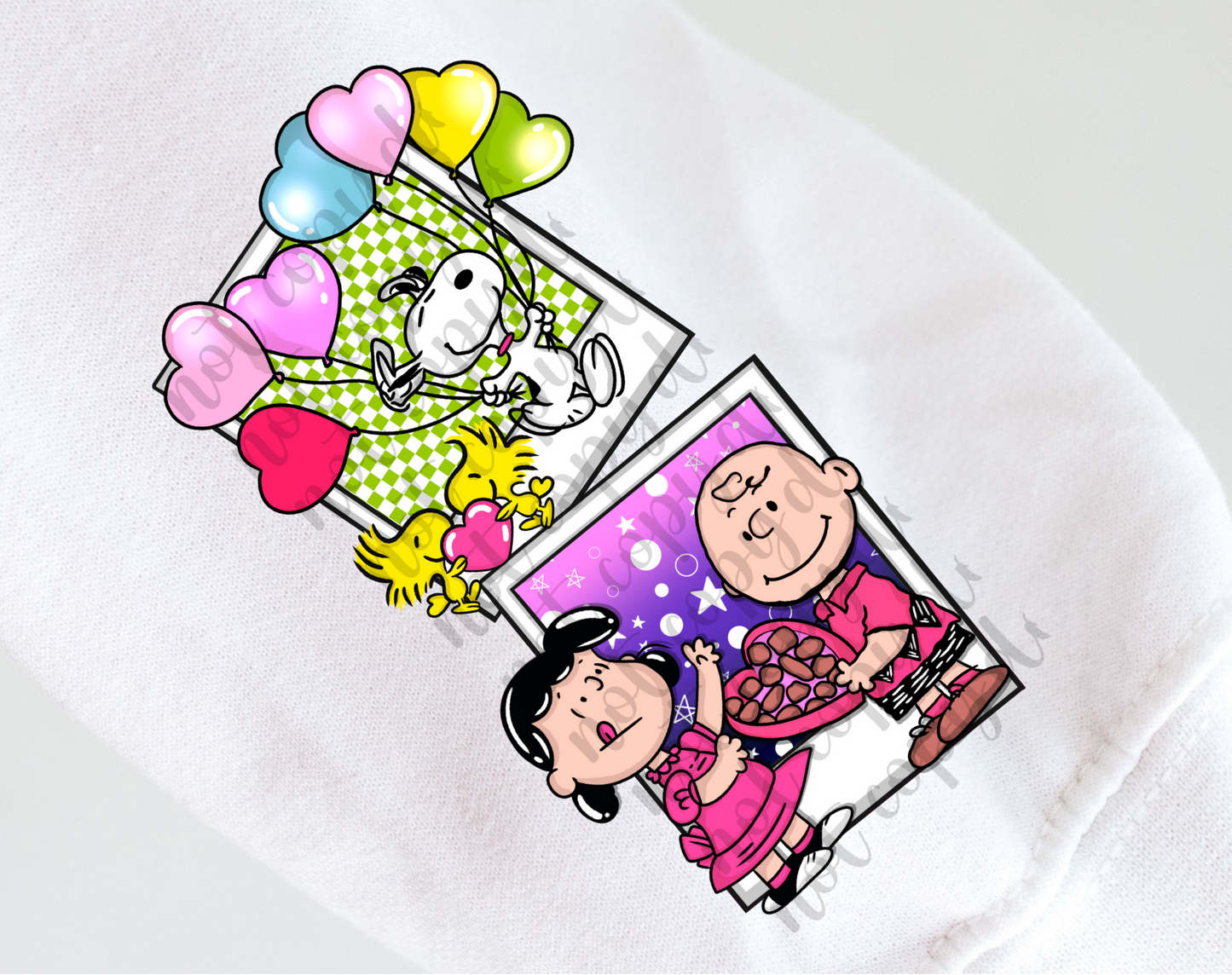 Charlie Brown Valentine DTF Transfer (Sleeve must be purchased separately)