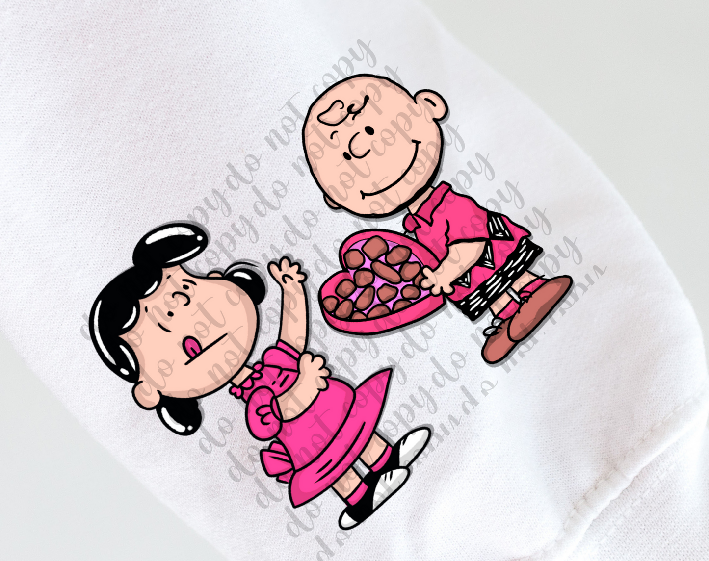 Charlie Brown Valentine DTF Transfer (Sleeve must be purchased separately)