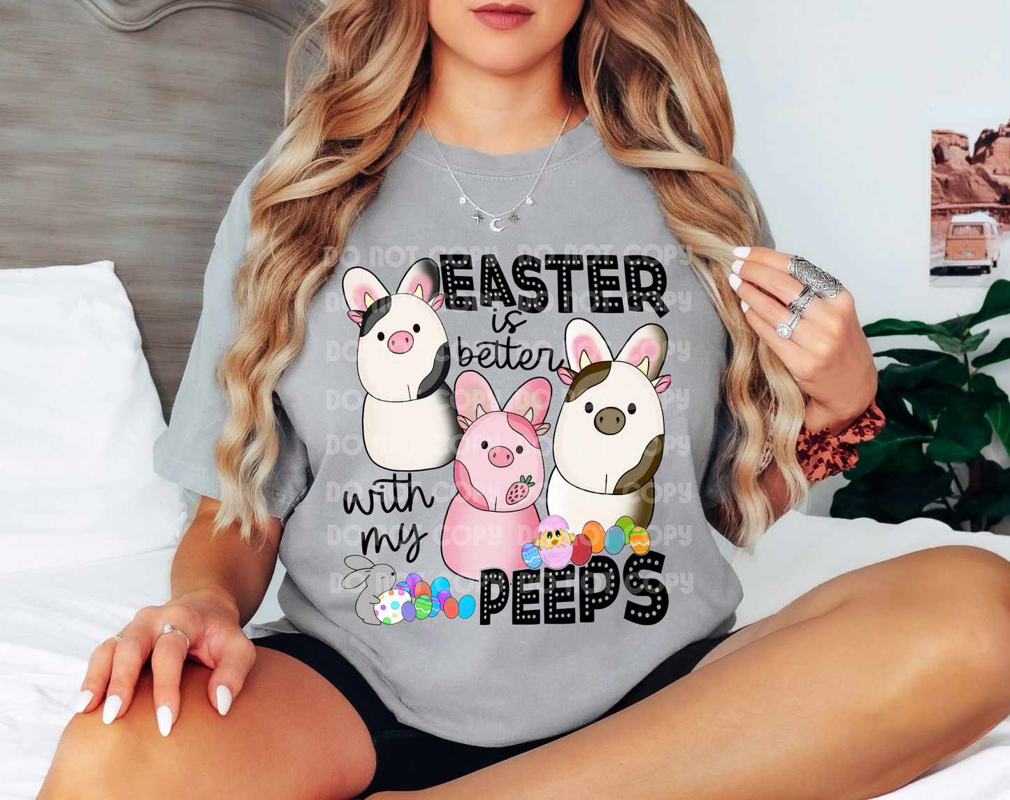 Easter Is Better With My Peeps Farm Animals DTF Transfer