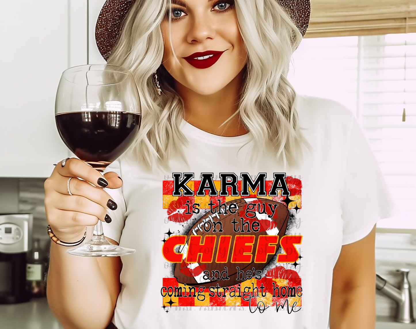 Karma IS The Guy On The Chiefs DTF Transfer