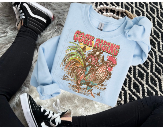 Cock Sucker 1  with background DTF Transfer