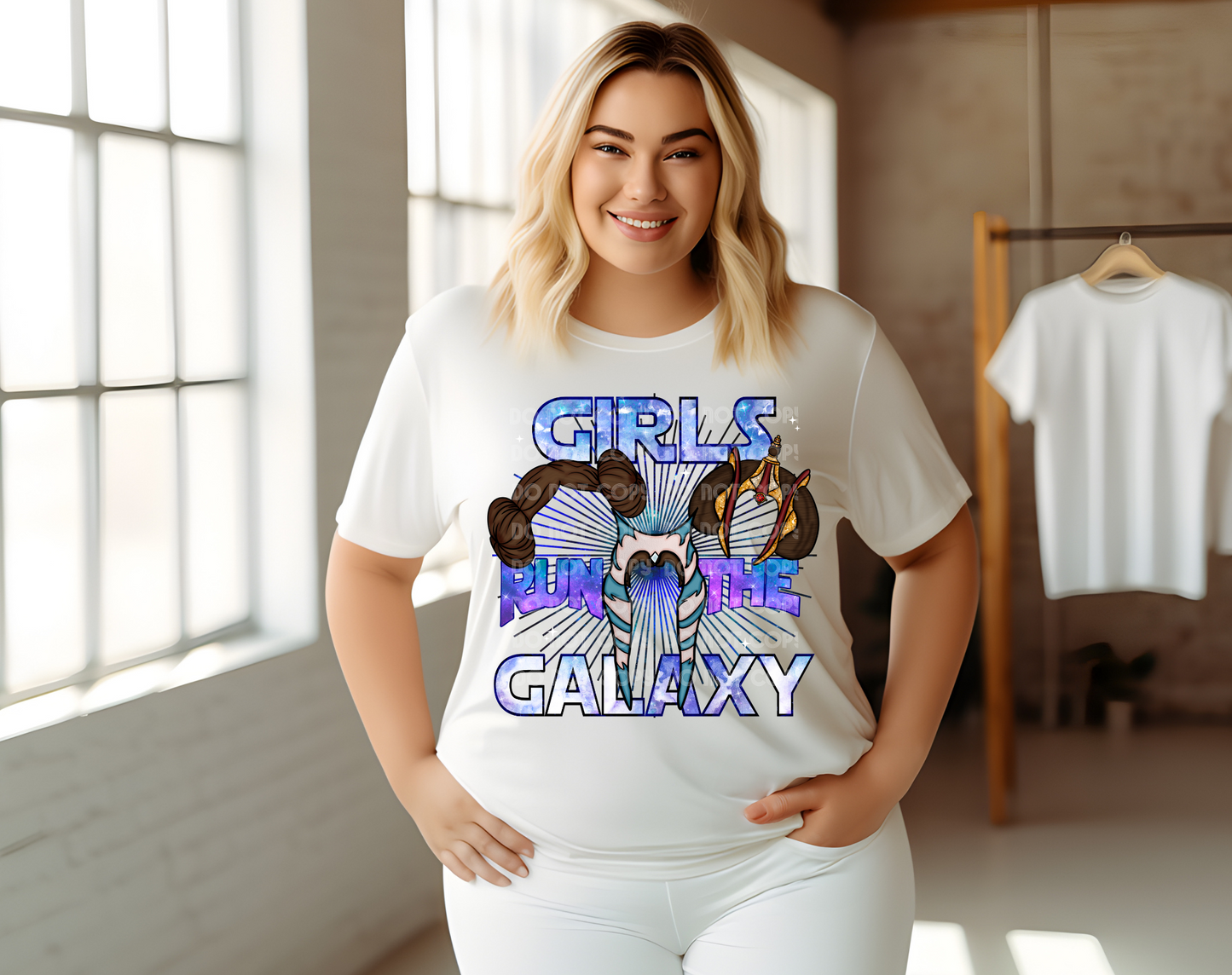 Girls Run The Galaxy DTF Transfer