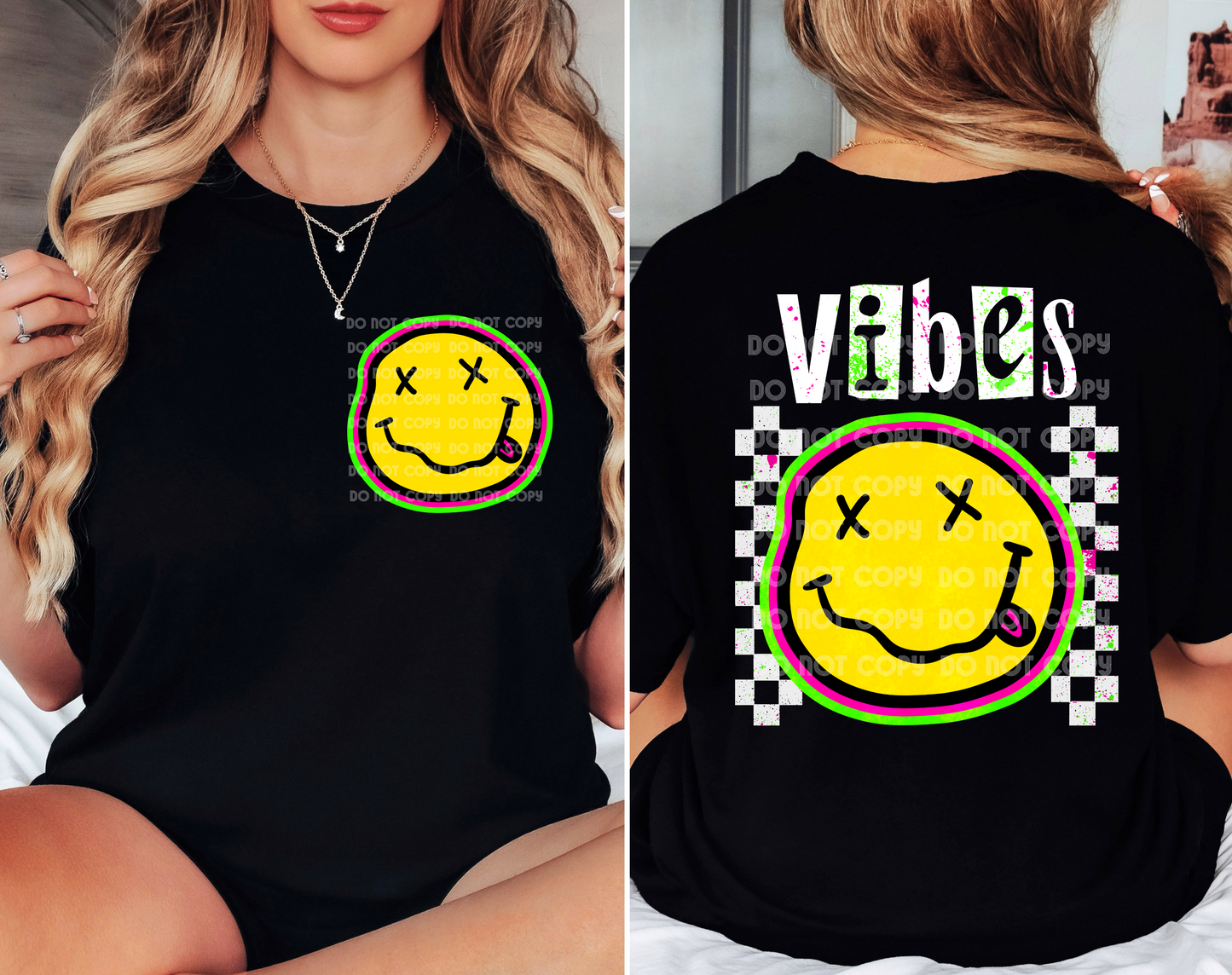 Vibes DTF Transfer (Pocket must be purchased separately)