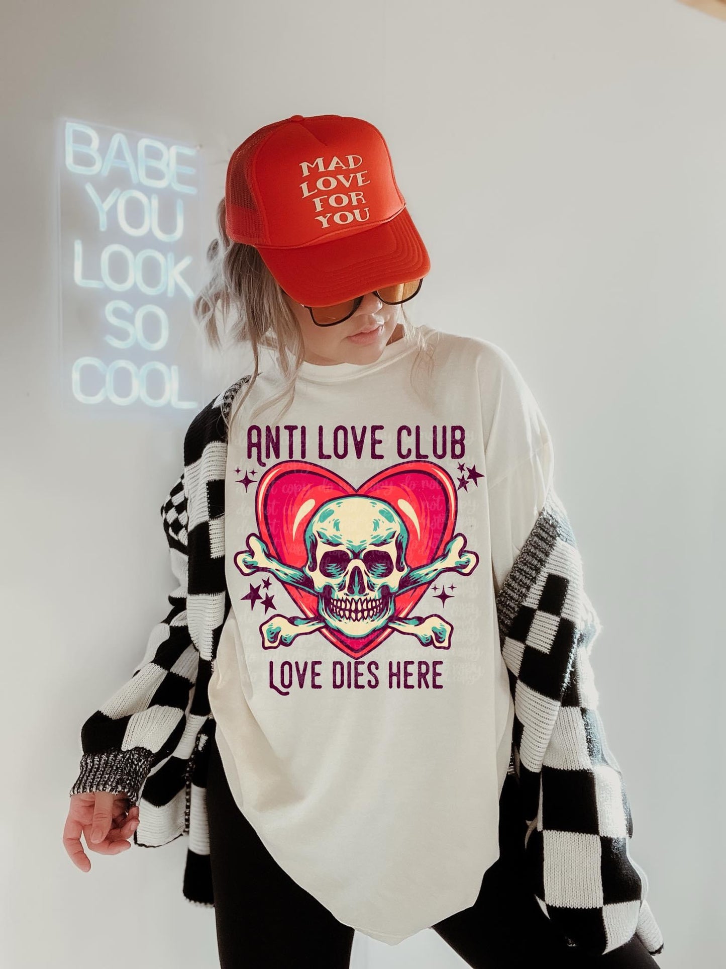 Anti Love Club, Love Dies Here DTF Transfer