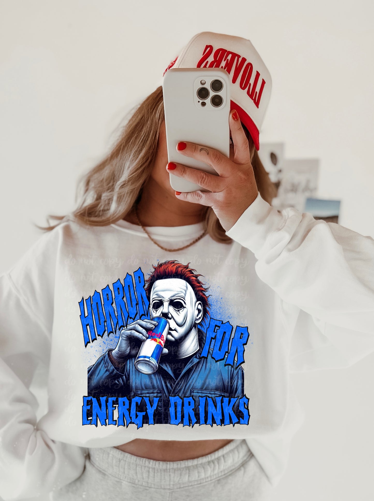 Horror For Energy Drinks Michael Myers DTF Transfer